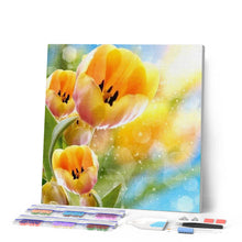 Laden Sie das Bild in den Galerie-Viewer, Diamond Painting | Diamond Painting - Yellow tulips | Diamond Painting Flowers flowers | FiguredArt