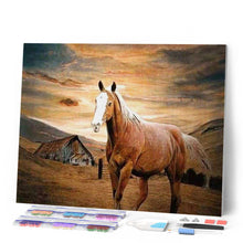 Laden Sie das Bild in den Galerie-Viewer, Diamond Painting | Diamond Painting - Horse at Dusk | animals Diamond Painting Animals horses | FiguredArt