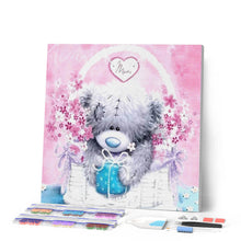 Laden Sie das Bild in den Galerie-Viewer, Diamond Painting | Diamond Painting - Teddy in his Basket | Diamond Painting Romance romance | FiguredArt