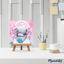 Laden Sie das Bild in den Galerie-Viewer, Diamond Painting | Diamond Painting - Teddy in his Basket | Diamond Painting Romance romance | FiguredArt