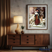Laden Sie das Bild in den Galerie-Viewer, Diamond Painting | Diamond Painting - Woman and her Dog | Diamond Painting Romance romance | FiguredArt