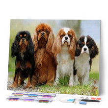 Laden Sie das Bild in den Galerie-Viewer, Diamond Painting | Diamond Painting - Puppy Family | animals Diamond Painting Animals | FiguredArt