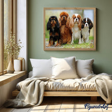 Laden Sie das Bild in den Galerie-Viewer, Diamond Painting | Diamond Painting - Puppy Family | animals Diamond Painting Animals | FiguredArt