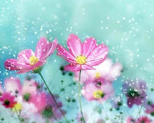 Laden Sie das Bild in den Galerie-Viewer, Diamond Painting, Blumen und Flocken