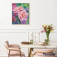 Laden Sie das Bild in den Galerie-Viewer, Diamond Painting | Diamond Painting - Blooming roses | Diamond Painting Flowers flowers | FiguredArt