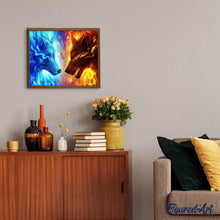 Laden Sie das Bild in den Galerie-Viewer, Diamond Painting | Diamond Painting - Wolves Ready to Fight | animals Diamond Painting Animals | FiguredArt