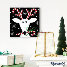 Laden Sie das Bild in den Galerie-Viewer, Diamond Painting | Diamond Painting - Christmas Reindeer | christmas deer Diamond Painting Other other | FiguredArt