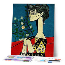Laden Sie das Bild in den Galerie-Viewer, Diamond Painting | Diamond Painting - Women Abstract Profile | Diamond Painting Famous Paintings famous paintings | FiguredArt