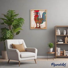Laden Sie das Bild in den Galerie-Viewer, Diamond Painting | Diamond Painting - Rooster | animals Diamond Painting Animals roosters | FiguredArt