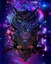 Laden Sie das Bild in den Galerie-Viewer, Diamond Painting, Eule in der Nacht