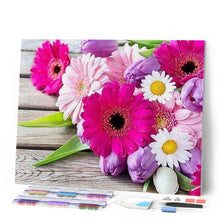 Laden Sie das Bild in den Galerie-Viewer, Diamond Painting | Diamond Painting - Colorful Daisies | Diamond Painting Flowers flowers | FiguredArt