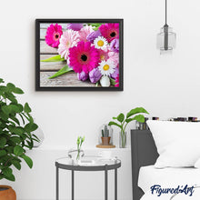 Laden Sie das Bild in den Galerie-Viewer, Diamond Painting | Diamond Painting - Colorful Daisies | Diamond Painting Flowers flowers | FiguredArt