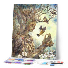 Laden Sie das Bild in den Galerie-Viewer, Diamond Painting | Diamond Painting - Female Tree | animals Diamond Painting Animals trees | FiguredArt
