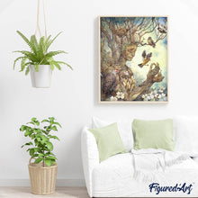 Laden Sie das Bild in den Galerie-Viewer, Diamond Painting | Diamond Painting - Female Tree | animals Diamond Painting Animals trees | FiguredArt