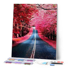 Laden Sie das Bild in den Galerie-Viewer, Diamond Painting | Diamond Painting - Road in Autumn | Diamond Painting Landscapes landscapes | FiguredArt