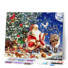Laden Sie das Bild in den Galerie-Viewer, Diamond Painting | Diamond Painting - Santa and Animals | animals christmas Diamond Painting Religion religion | FiguredArt