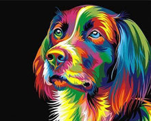 Laden Sie das Bild in den Galerie-Viewer, Diamond Painting, Hund Pop Art