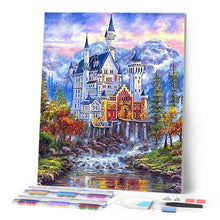 Laden Sie das Bild in den Galerie-Viewer, Diamond Painting | Diamond Painting - Castle in the Mountains | castles cities Diamond Painting Cities Diamond Painting Landscapes