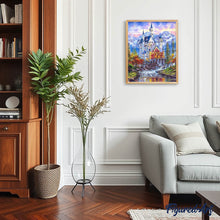 Laden Sie das Bild in den Galerie-Viewer, Diamond Painting | Diamond Painting - Castle in the Mountains | castles cities Diamond Painting Cities Diamond Painting Landscapes