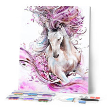 Laden Sie das Bild in den Galerie-Viewer, Diamond Painting | Diamond Painting - Pink Horse | animals Diamond Painting Animals horses | FiguredArt