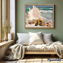Laden Sie das Bild in den Galerie-Viewer, Diamond Painting | Diamond Painting - Shells along the Water | animals Diamond Painting Animals | FiguredArt