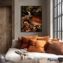 Laden Sie das Bild in den Galerie-Viewer, Diamond Painting | Diamond Painting - Small Waterfall | Diamond Painting Landscapes landscapes | FiguredArt