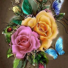 Laden Sie das Bild in den Galerie-Viewer, Diamond Painting, Bunte Rosen