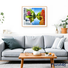 Laden Sie das Bild in den Galerie-Viewer, Diamond Painting | Diamond Painting - Reflection Lake in summer | Diamond Painting Landscapes landscapes | FiguredArt