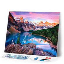 Laden Sie das Bild in den Galerie-Viewer, Diamond Painting – Reflexionen am Bergsee