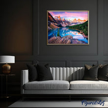 Laden Sie das Bild in den Galerie-Viewer, Diamond Painting – Reflexionen am Bergsee