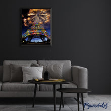Laden Sie das Bild in den Galerie-Viewer, Diamond Painting – Feuerwerk und Eiffelturm