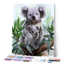 Laden Sie das Bild in den Galerie-Viewer, Diamond Painting | Diamond Painting - Koala and Baby | animals Diamond Painting Animals | FiguredArt