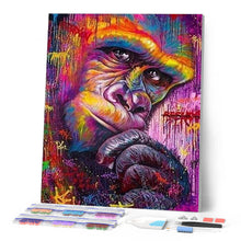 Laden Sie das Bild in den Galerie-Viewer, Diamond Painting | Diamond Painting - King Kong Colored | animals Diamond Painting Animals | FiguredArt