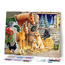 Laden Sie das Bild in den Galerie-Viewer, Diamond Painting | Diamond Painting - Stable | animals Diamond Painting Animals | FiguredArt