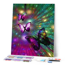 Laden Sie das Bild in den Galerie-Viewer, Diamond Painting | Diamond Painting - Flight of Butterflies | animals butterflies Diamond Painting Animals | FiguredArt