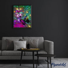 Laden Sie das Bild in den Galerie-Viewer, Diamond Painting | Diamond Painting - Flight of Butterflies | animals butterflies Diamond Painting Animals | FiguredArt