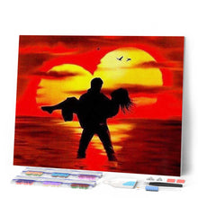 Laden Sie das Bild in den Galerie-Viewer, Diamond Painting | Diamond Painting - Lovers on the Beach | Diamond Painting Romance romance | FiguredArt