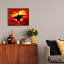 Laden Sie das Bild in den Galerie-Viewer, Diamond Painting | Diamond Painting - Lovers on the Beach | Diamond Painting Romance romance | FiguredArt
