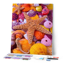 Laden Sie das Bild in den Galerie-Viewer, Diamond Painting | Diamond Painting - Colorful Star and Sea Shells | animals Diamond Painting Animals | FiguredArt