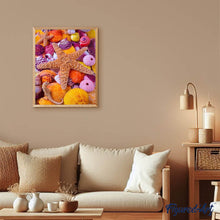 Laden Sie das Bild in den Galerie-Viewer, Diamond Painting | Diamond Painting - Colorful Star and Sea Shells | animals Diamond Painting Animals | FiguredArt