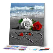 Laden Sie das Bild in den Galerie-Viewer, Diamond Painting | Diamond Painting - Roses on the Beach | Diamond Painting Flowers flowers | FiguredArt
