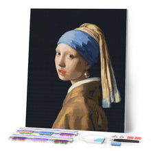 Laden Sie das Bild in den Galerie-Viewer, Diamond Painting - Das Mädchen mit dem Perlenohrring - Vermeer
