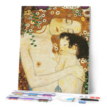 Laden Sie das Bild in den Galerie-Viewer, Diamond Painting - Mutter und Kind - Klimt