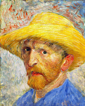 Laden Sie das Bild in den Galerie-Viewer, Diamond Painting - Selbstporträt mit Strohhut - Van Gogh