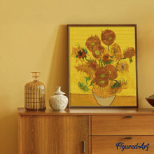 Laden Sie das Bild in den Galerie-Viewer, Diamond Painting - Sonnenblumen - Van Gogh