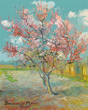 Laden Sie das Bild in den Galerie-Viewer, Diamond Painting - Blühender Pfirsichbaum - Van Gogh