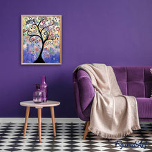 Laden Sie das Bild in den Galerie-Viewer, Diamond Painting | Diamond Painting - Tree Stained Glass | Diamond Painting Landscapes landscapes trees | FiguredArt