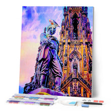 Laden Sie das Bild in den Galerie-Viewer, Diamond Painting – Edinburgh Statue