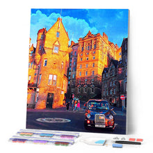 Laden Sie das Bild in den Galerie-Viewer, Diamond Painting – Edinburgh Straße – 40 x 50 cm auf Keilrahmen gespannt | Figured'Art