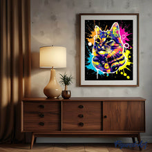 Laden Sie das Bild in den Galerie-Viewer, Diamond Painting – Katze Pop Art
